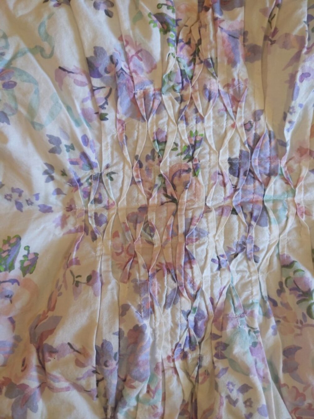 LoveShackFancy Lavender Damask Floral Standard Sham - Picture 2 of 3